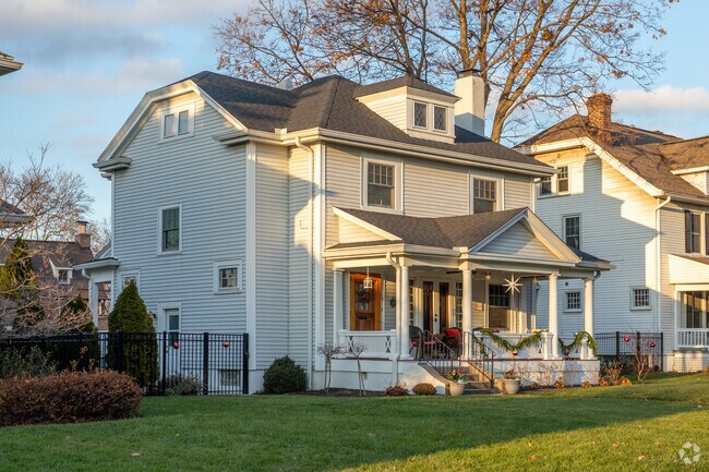 American Foursquare style homes are very common in University Park.