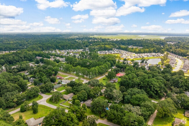The Shell Point neighborhood sits across the marsh from Parris Island.
