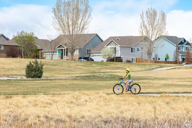 Water's Way Park's paved trails make it popular with bike riders.