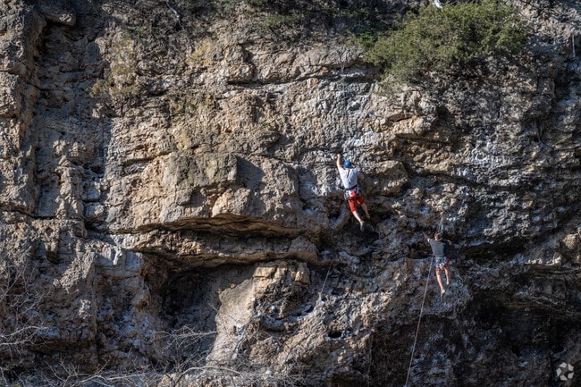 Willow River State Park boasts the best rock climbing in Hudson.