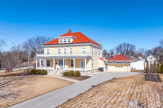 Sheboygan Falls has beautiful historic homes that add to the towns charm.