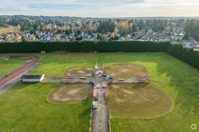 Cedarcrest Middle School baseball fields.