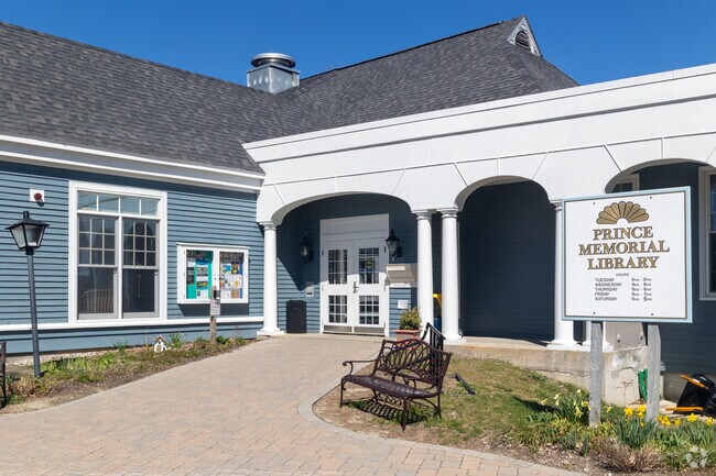 Prince memorial Library is a great amenity in Cumberland Center.