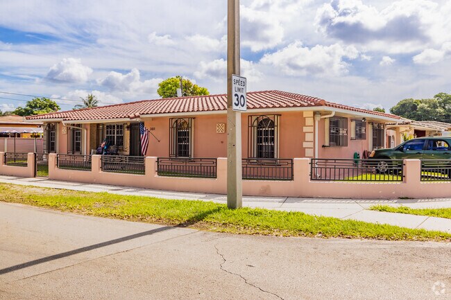 Wake up in your new spacious Spanish-style ranch in Little Havana, Miami.