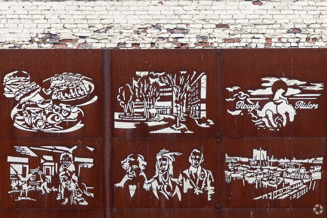 Sunnyside residents can head downtown to see the numerous sculptures and murals.