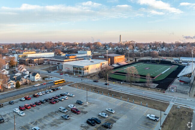Clinton High School is currently being renovated, and already features several amenities.