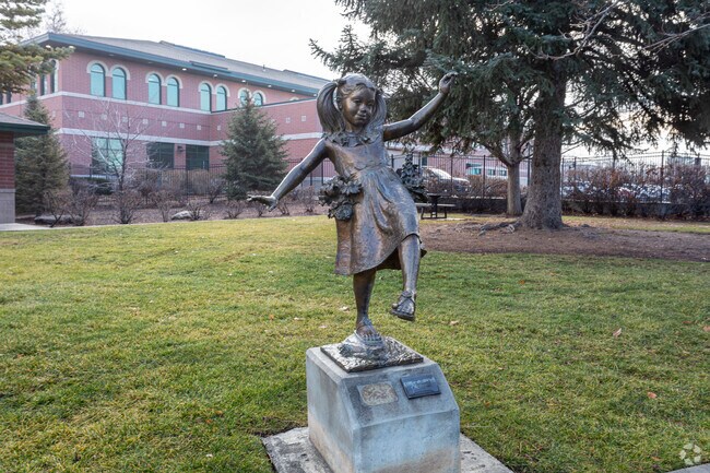 Statues are common in Springville, located near the East Hobble Creek neighborhood.