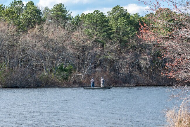 Fish the two large ponds that can be found in White Island Shores.
