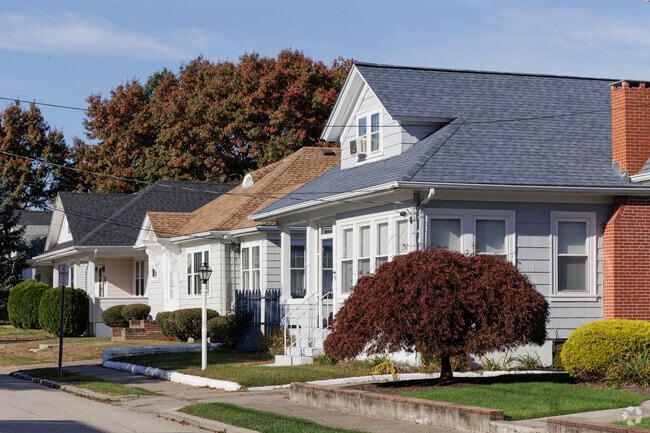 Bungalow-style homes can commonly be found on the residential streets of Woodlawn.