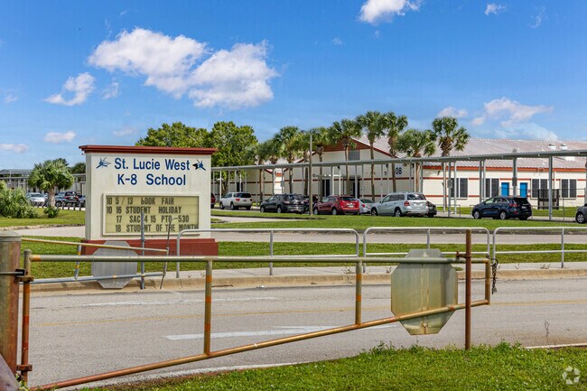 Hidden Oaks residents can send their children to the St. Lucie West K-8 School nearby.