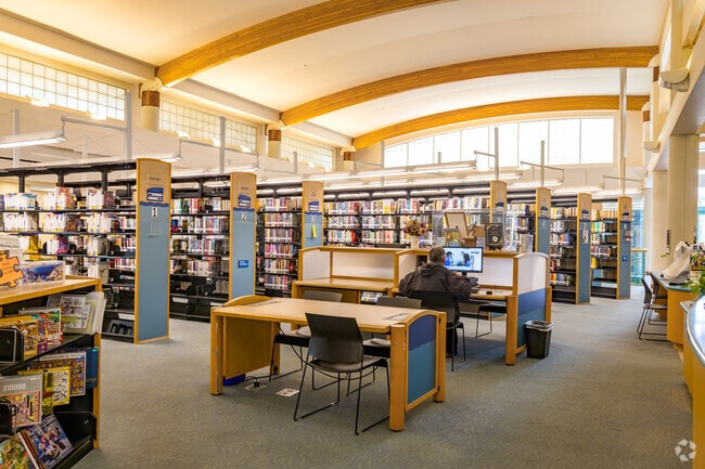 A look inside the Hervey Branch Library in Point Loma Heights.