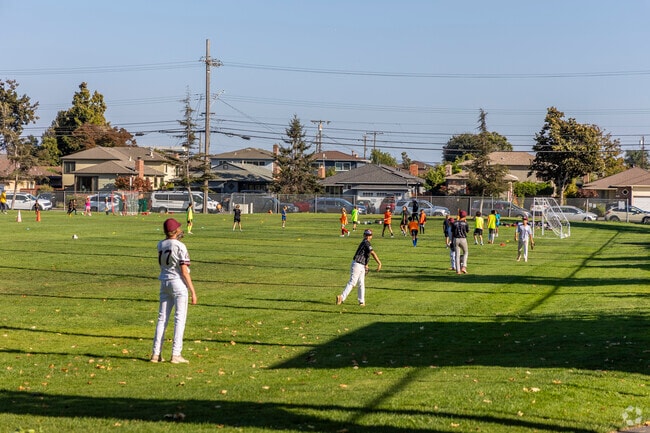 Downtown Alameda's Lincoln Park's baseball diamonds are used by local youth leagues.