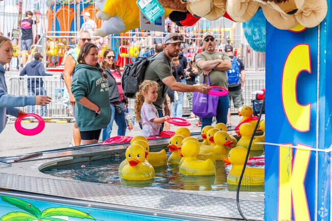 In the summer, Brighton residents flock to the NY State Fair for fun and games.