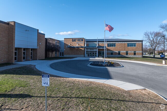 Bay View Middle School supports students during key academic years.