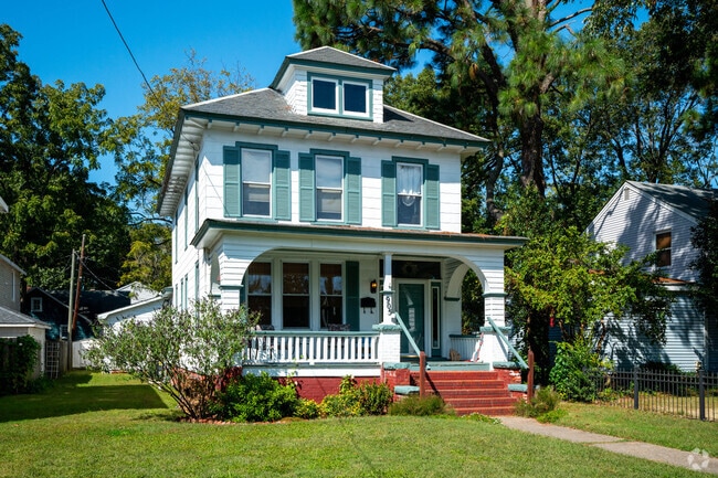 Homes in Wythe bring plenty of porch space for sitting and enjoying the sunset.