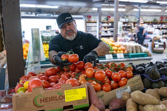 Locals buy locally sourced produce at Andy's Market in Graton.