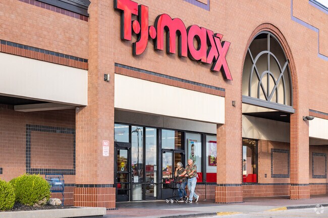 Retailers like TJ Maxx are located just inside the Primrose neighborhood.