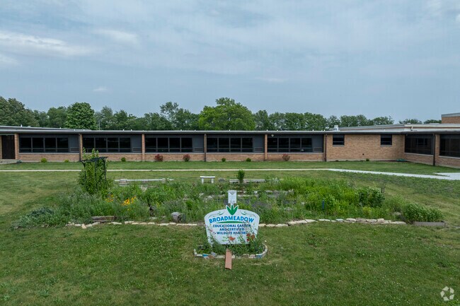 Broadmeadow Elementary School has a garden to educate about habitat.