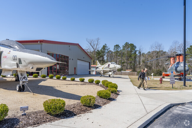 The Havelock Welcome Center showcases the military history of the city and area for visitors.