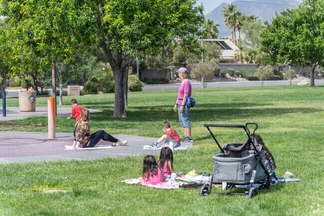 North Cheyenne features many parks and green spaces with splash pads and shaded areas.