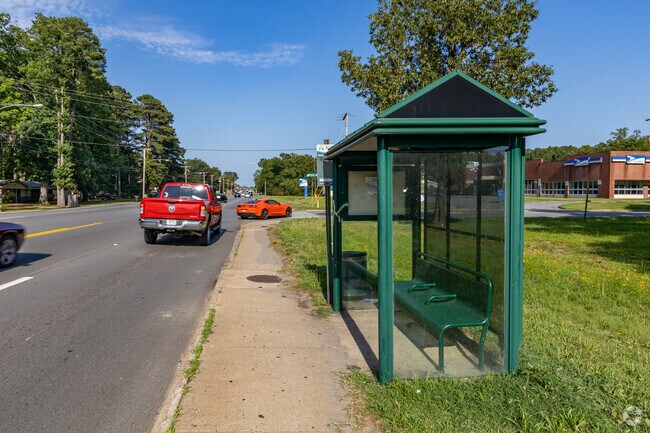 Rock Region Metro bus stops can be found all throughout Cloverdale Watson.