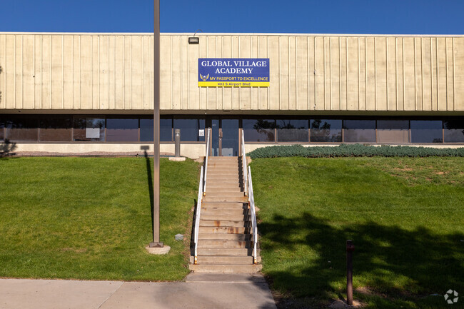 Global Village Academy stairs.