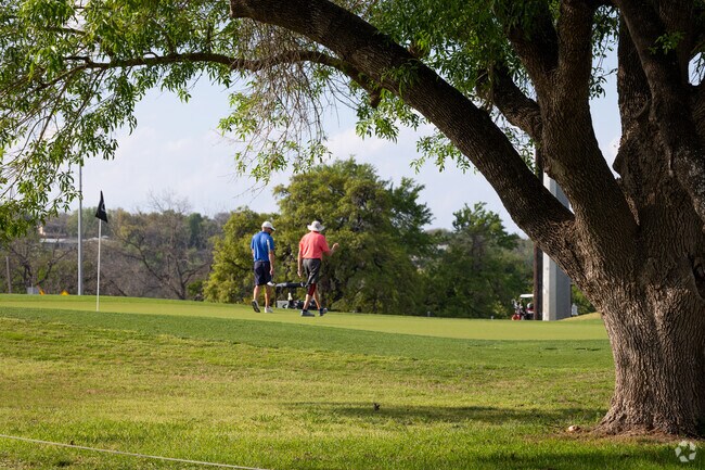 Locals in Kerrville can enjoy a round of golf at Scott Schriener Golf Course.