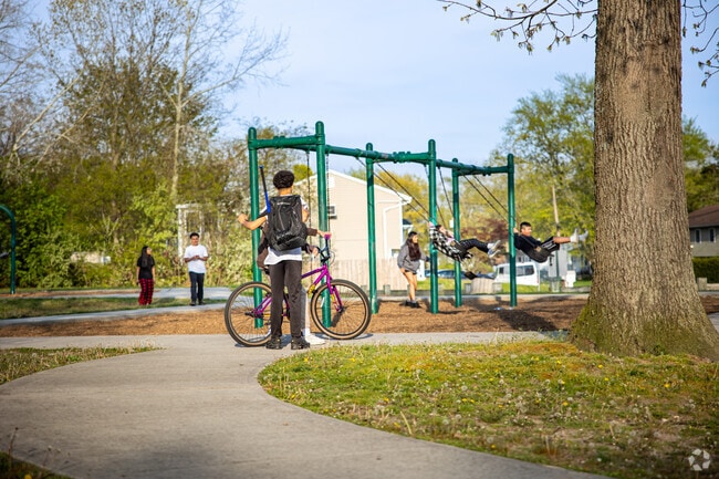 Kids love to play after school at Liberty Park in Selden.