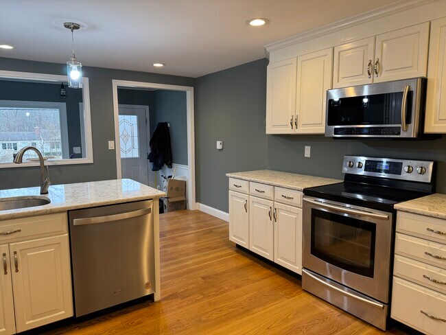 Right Side Unit Kitchen with view to mud room