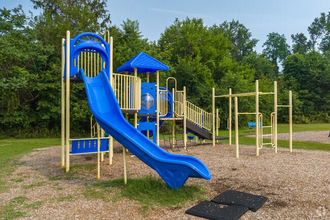 For recess, students at Penn Beach Elementary have a large playground to play on in Pennsville.