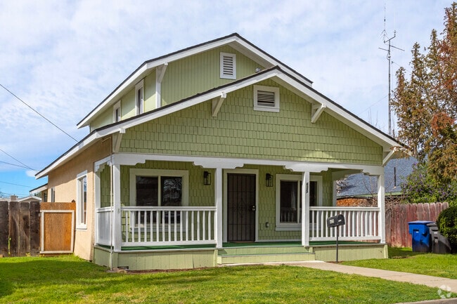 Craftsman style homes can be found in the older sections of Sanger.