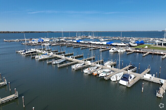 The Erie Yacht Club, a historic institution founded in 1895, is located in Frontier.