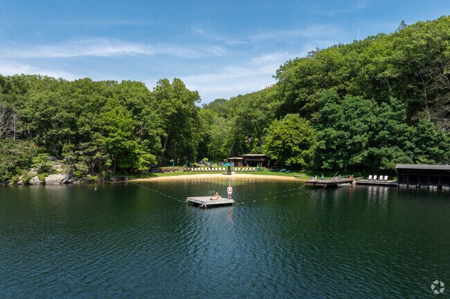 The Pawling Nature Preserve features hiking trails and swimming in a secluded and scenic setting.