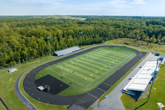 Charles J. Colgan Sr. High has a track and football field on campus in Manassas.