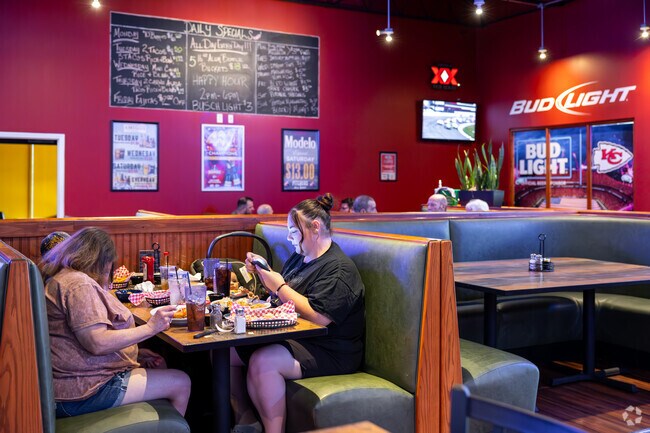 Amigos Grill and Cantina offers favorites like tacos and margaritas.