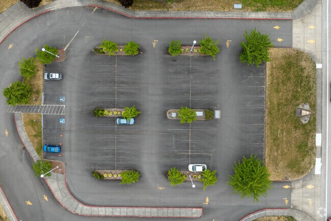 Woodland Elementary on NE Glisan St in Fairview has parking for teachers and parents.