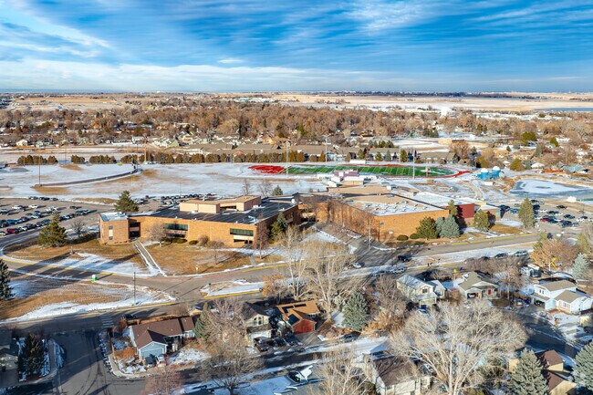 Berthoud High School partners with Front Range Community College and Aims Community College.