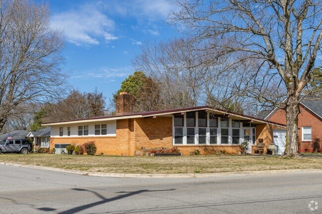 Ranch style homes in Lawrenceburg are spread throughout the city.