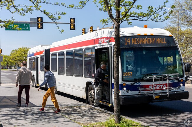 You can catch a SEPTA Bus in Mayfair to get round Philadelphia.