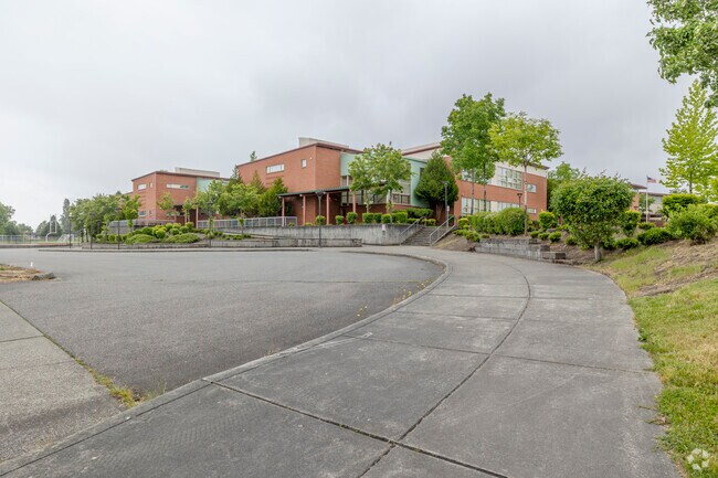 Angelo Giaudrone Middle School has a large indoor campus in Tacoma WA.