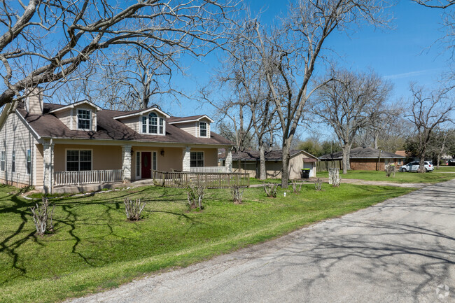 Spacious homes with large yards are common in Wharton.