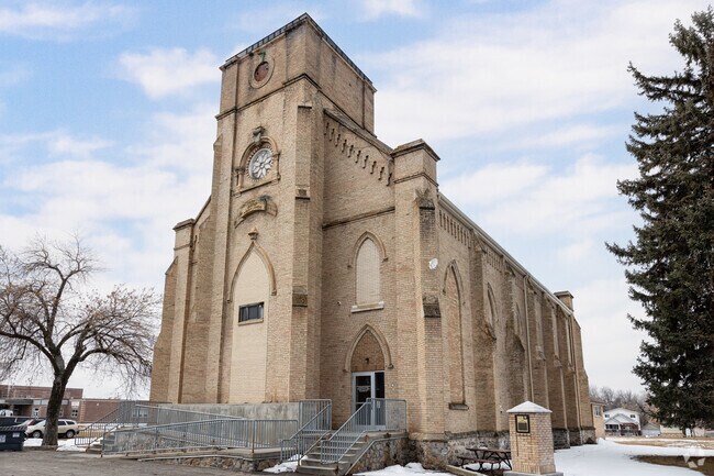 Smithfield’s LDS tabernacle was designed in a Victorian Gothic style.