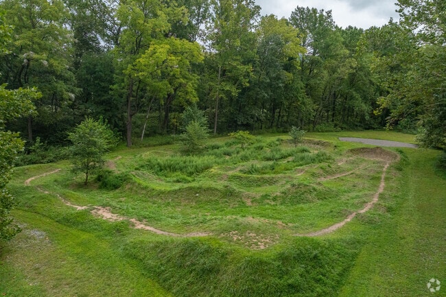 Take a shot at the trails at River's Edge Family Bike Park.