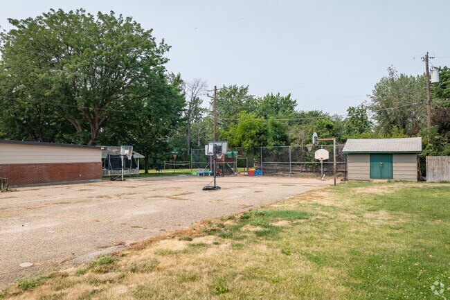 Student courtyard at Boise Christian School.
