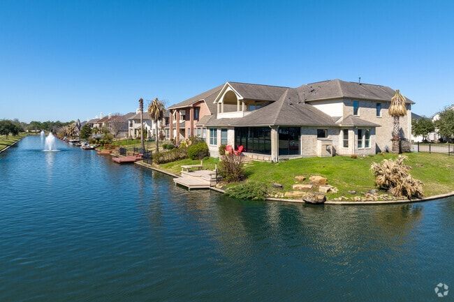 Cypress offers many homes by the water.