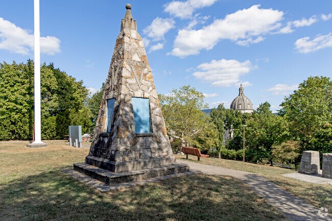 Gospel Hill Park in Altoona, PA is a serene outdoor space that offers a peaceful retreat.