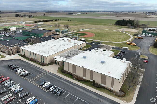 Evergreen Middle School Aerial