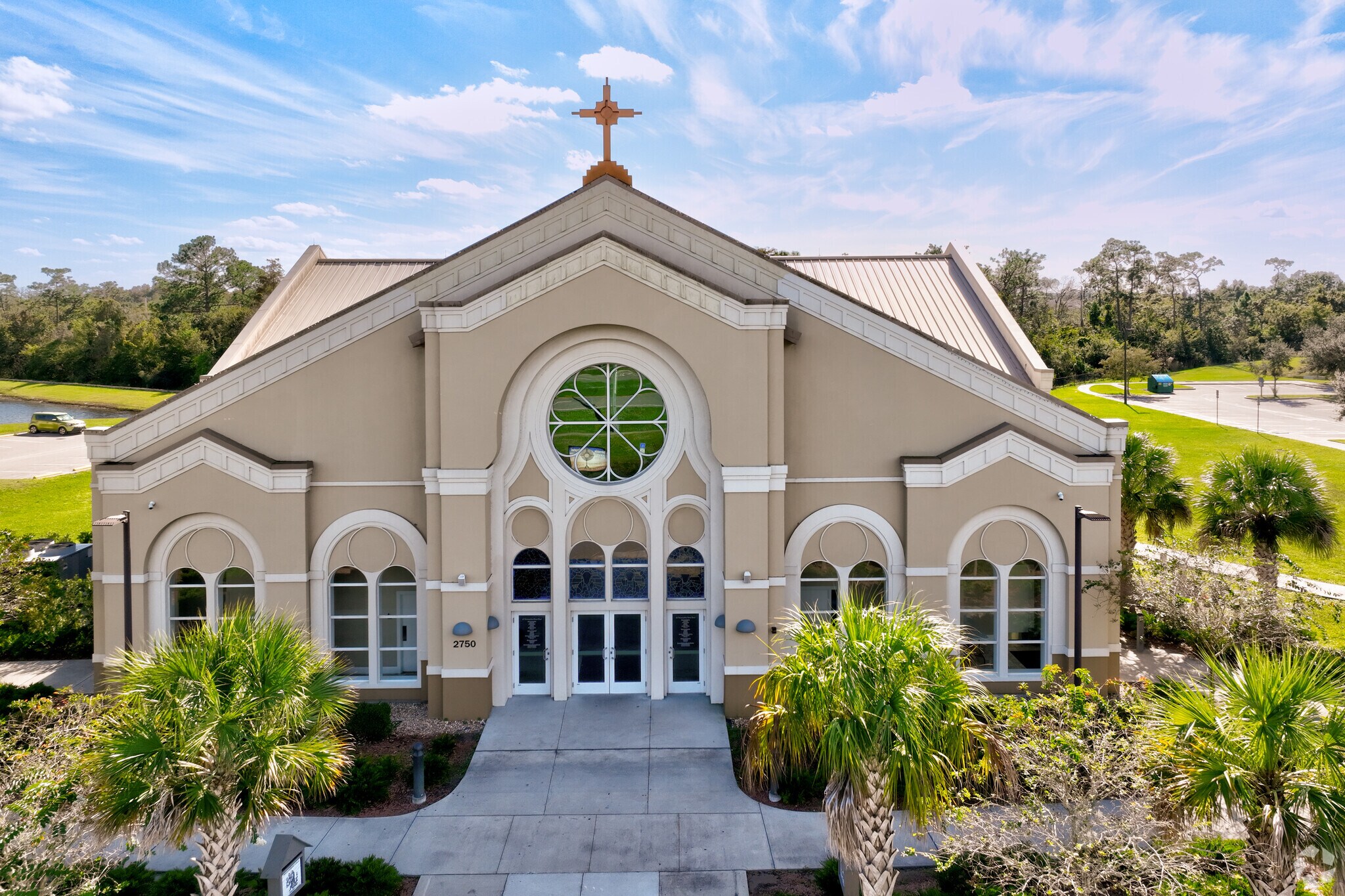 St. Catherine of Siena is conveniently located near Mill Slough.