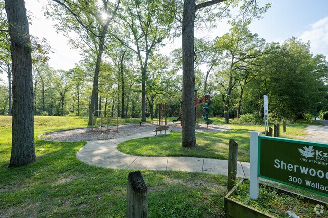 Sherwood Park includes a playground and green space to be enjoyed by Eastside residents.