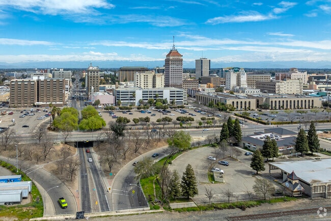Downtown Fresno is just a short walk or drive from the Edison neighborhood.